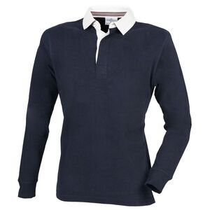 Front Row Mens  Long Sleeve Rugby Shirt/Top / Navy